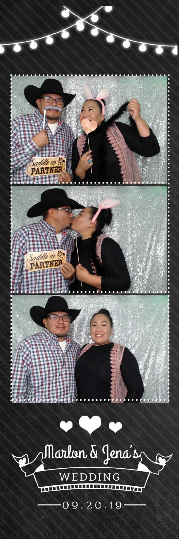 Jena and Marlon's Wedding | View more photos from the event at gallery.photoboothbillings.com/u/PhotoBoothBillings/Jena-and-Marlons-Wedding
